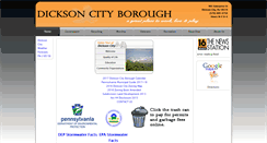 Desktop Screenshot of dicksoncityborough.org